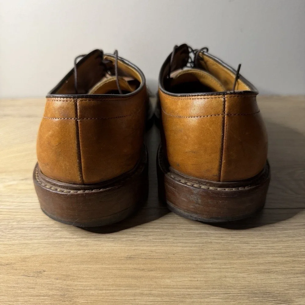 Allen Edmonds Hillcrest Brown Bicycle Toe Oxford Derby‎ Dress Shoes Mens Size 11